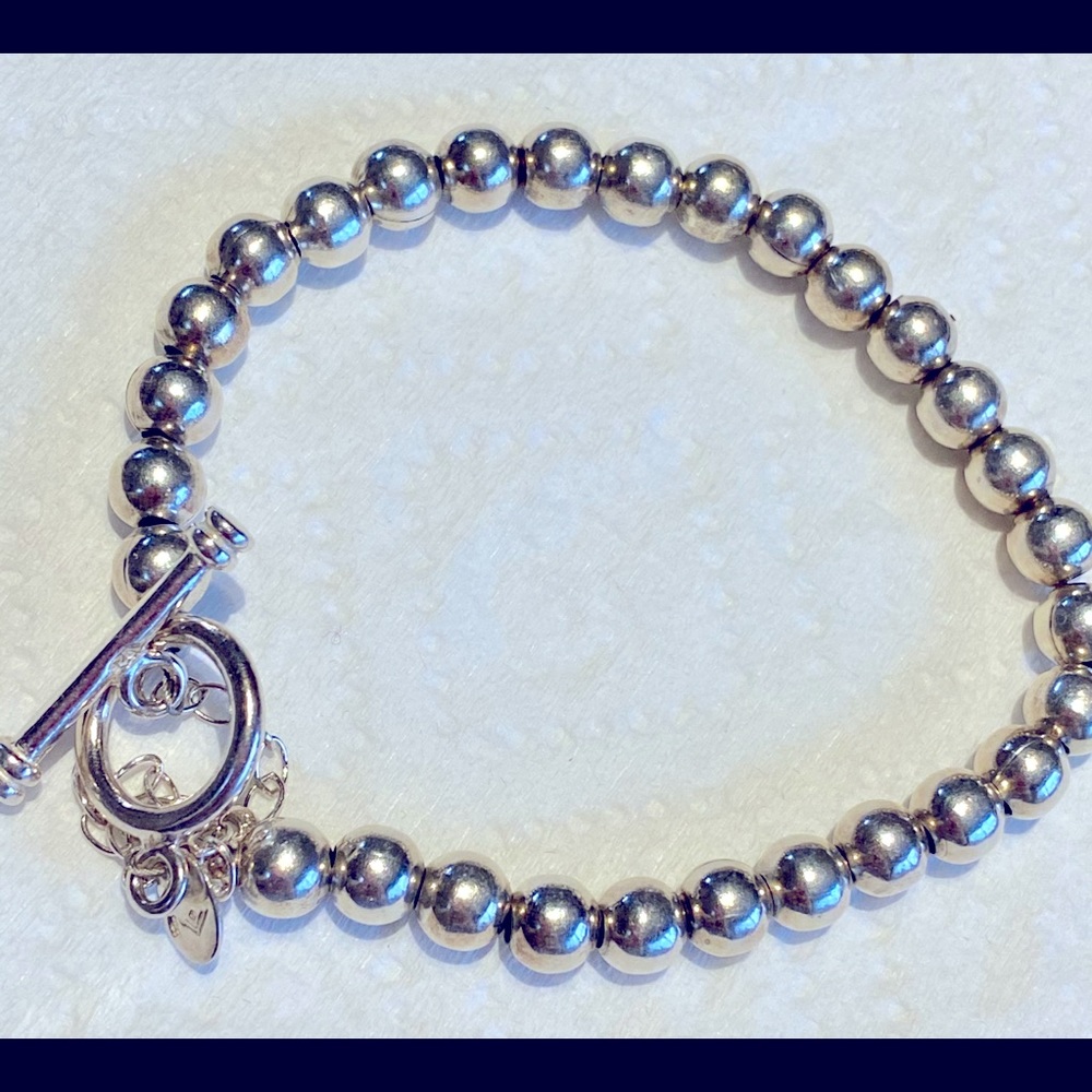 Silpada sterling silver beaded bracelet